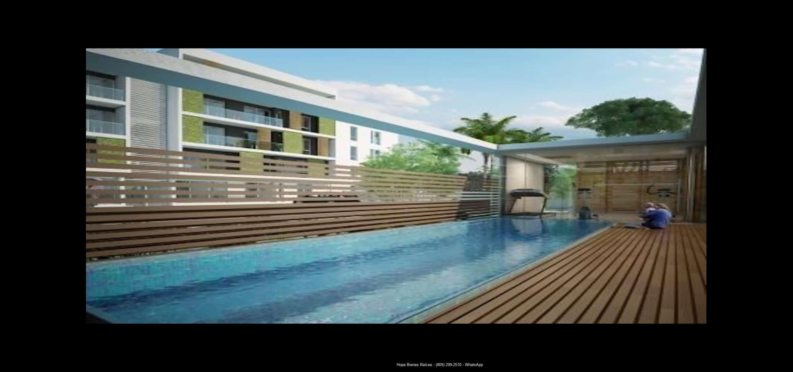 Eco área de piscina