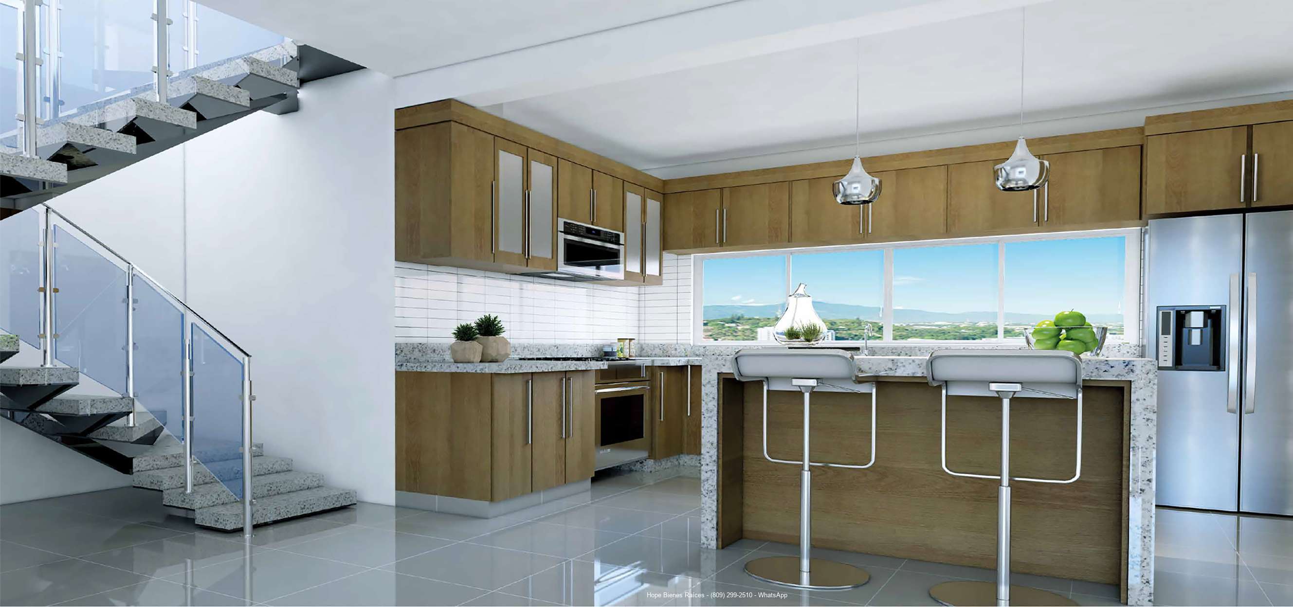 Vista interior cocina