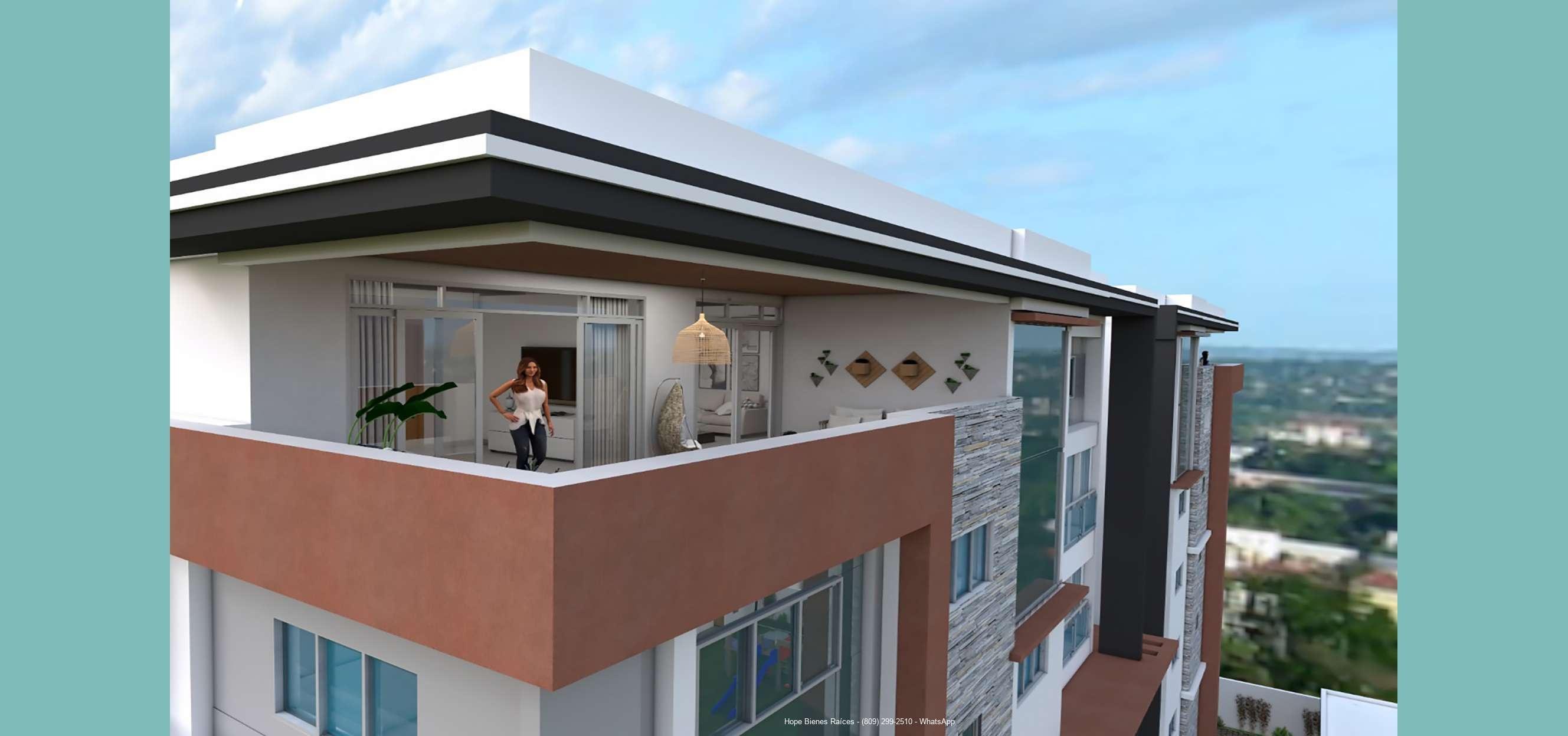 13Balcón penthouse