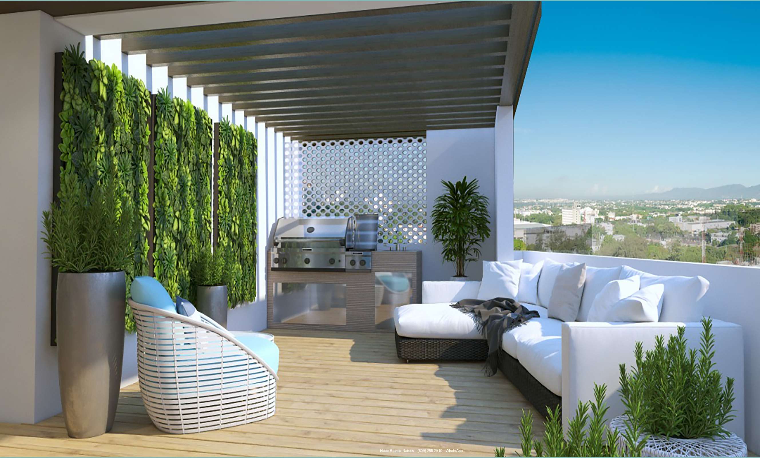Rooftop com BBQ