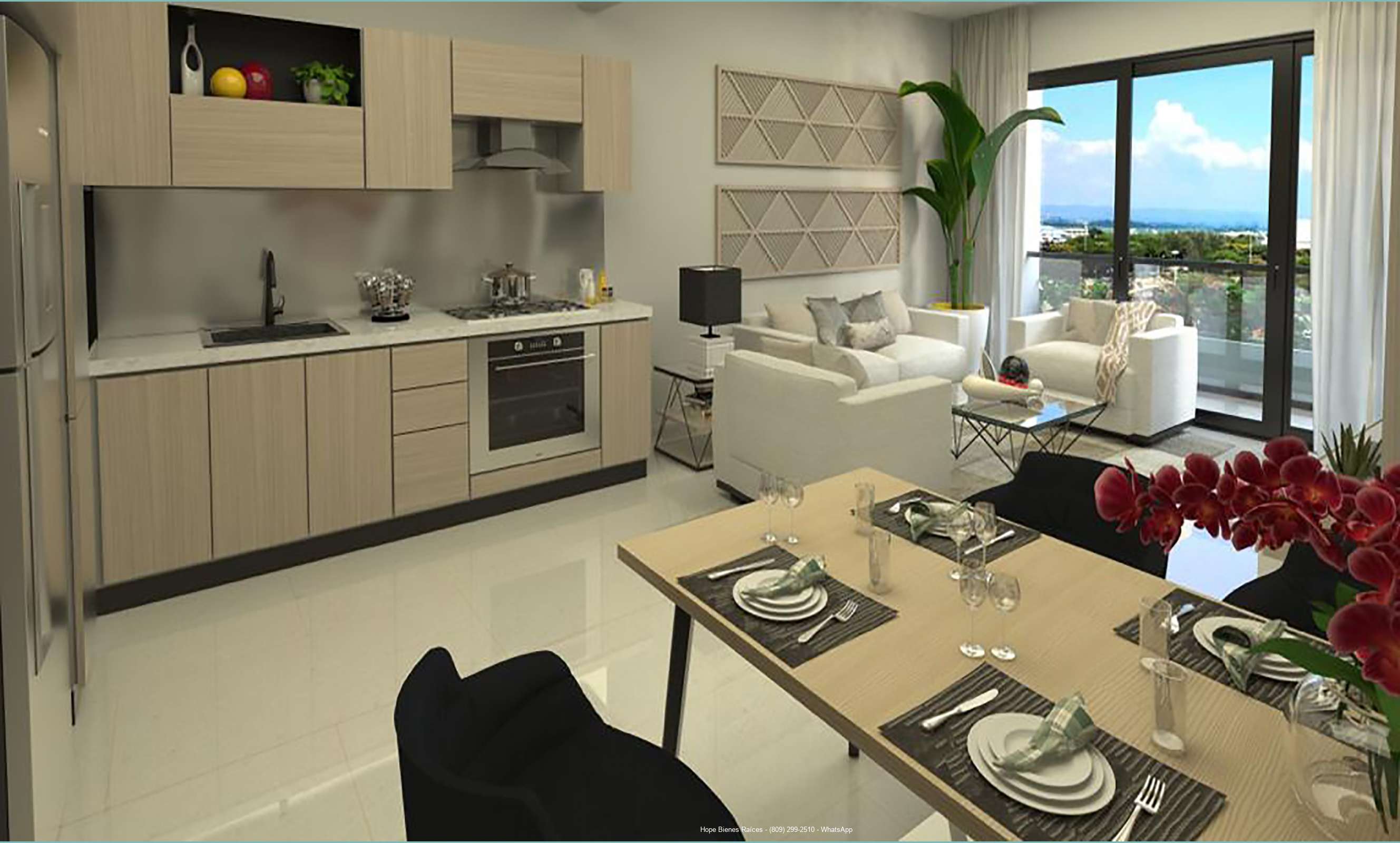 Comedor-cocina-sala
