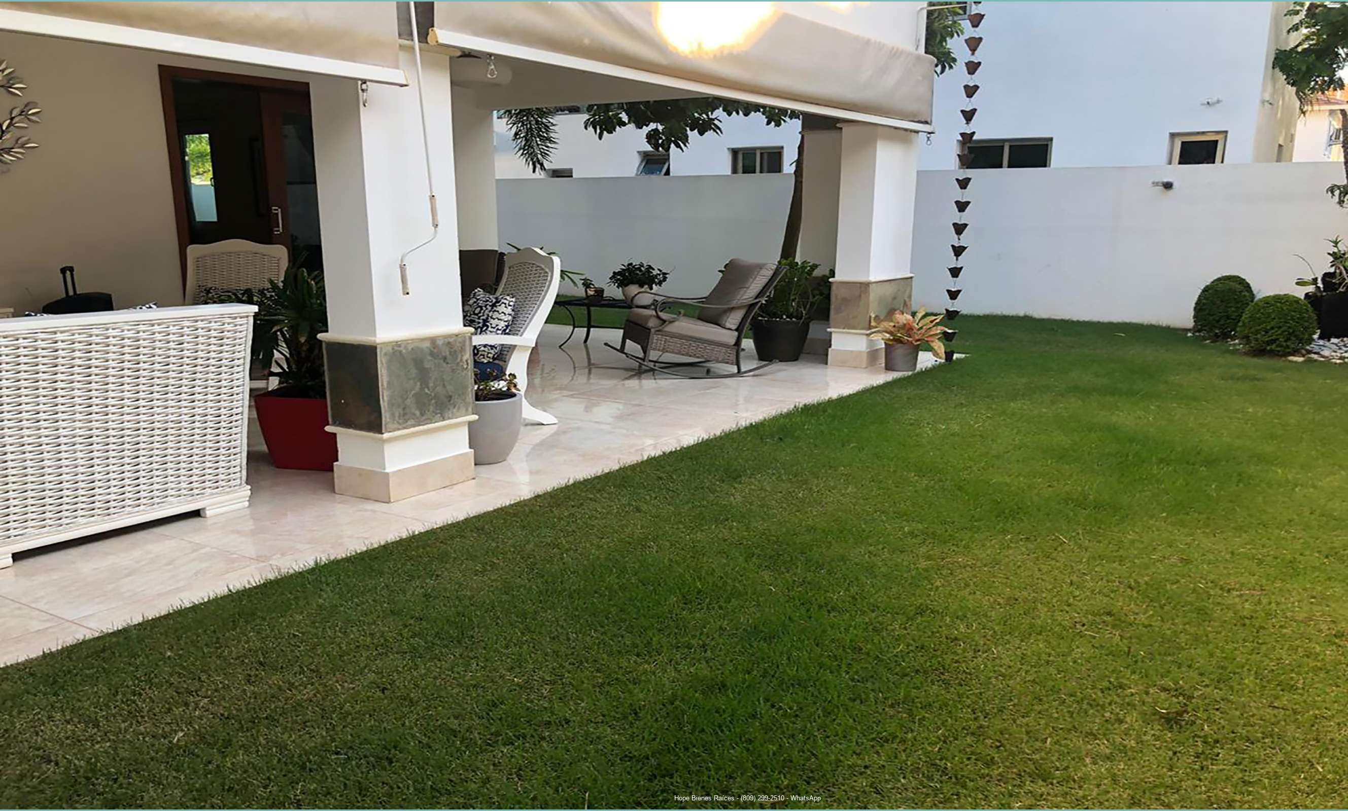Patio y terraza