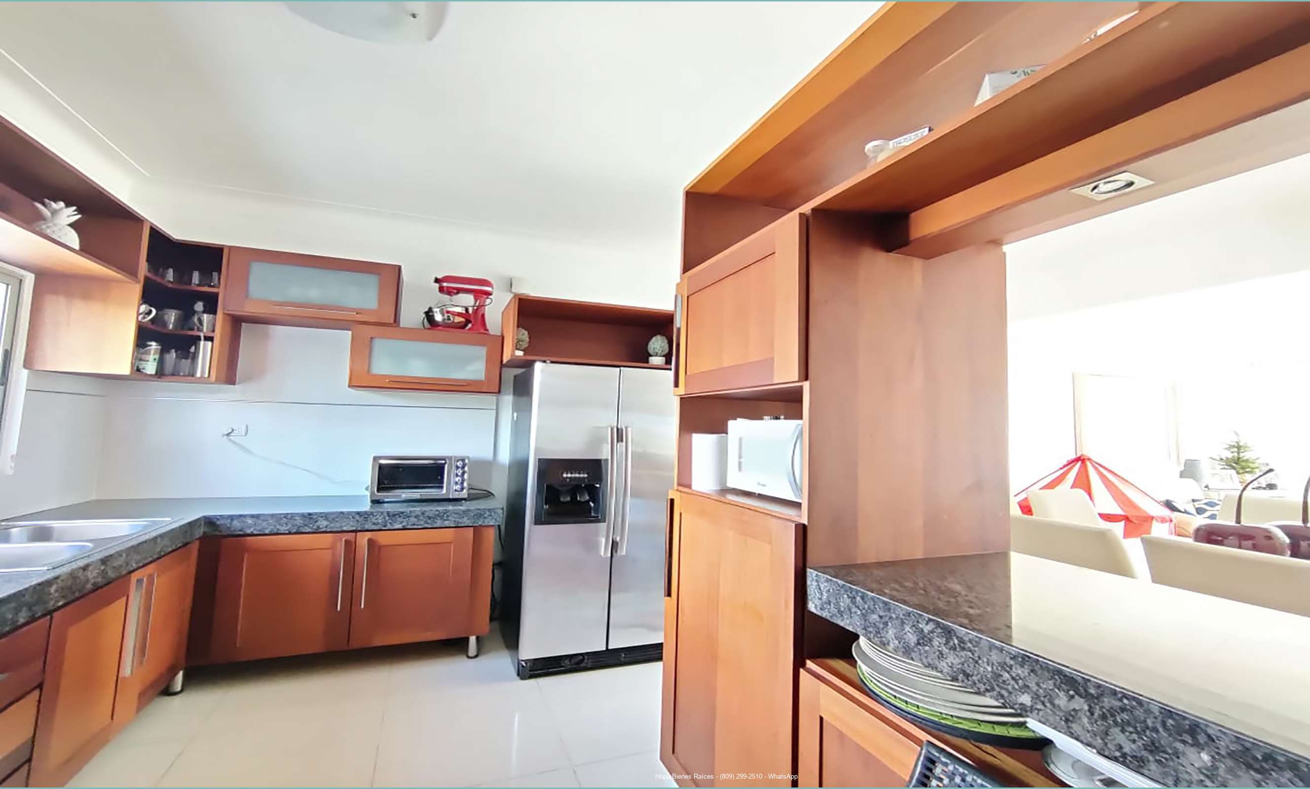 Cocina con desayunador