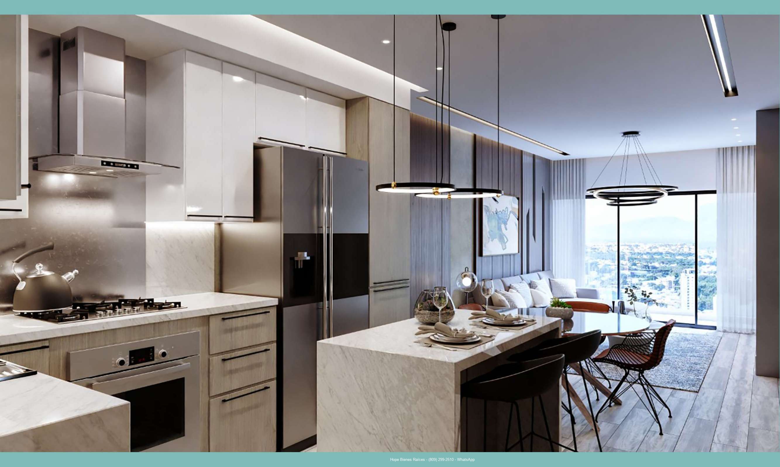Cocina con isleta