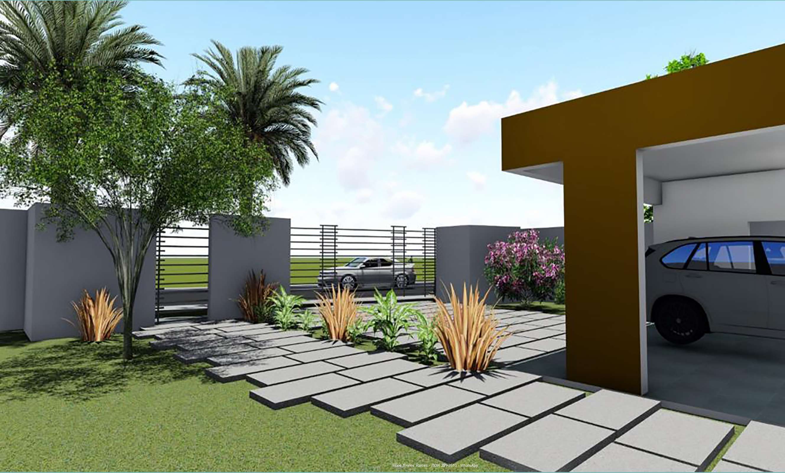 Patio frontal