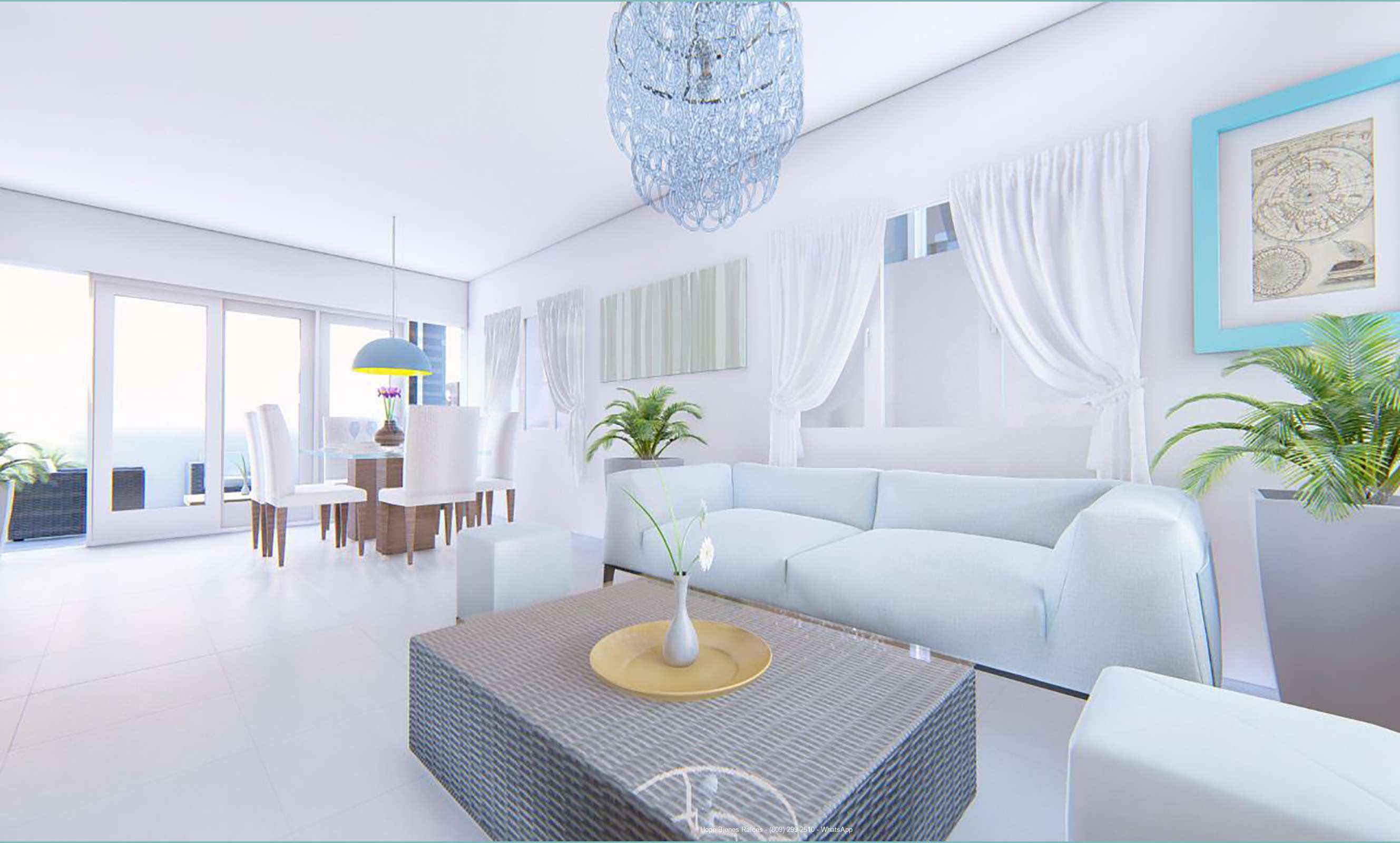 Salón para sala, estar y comedor