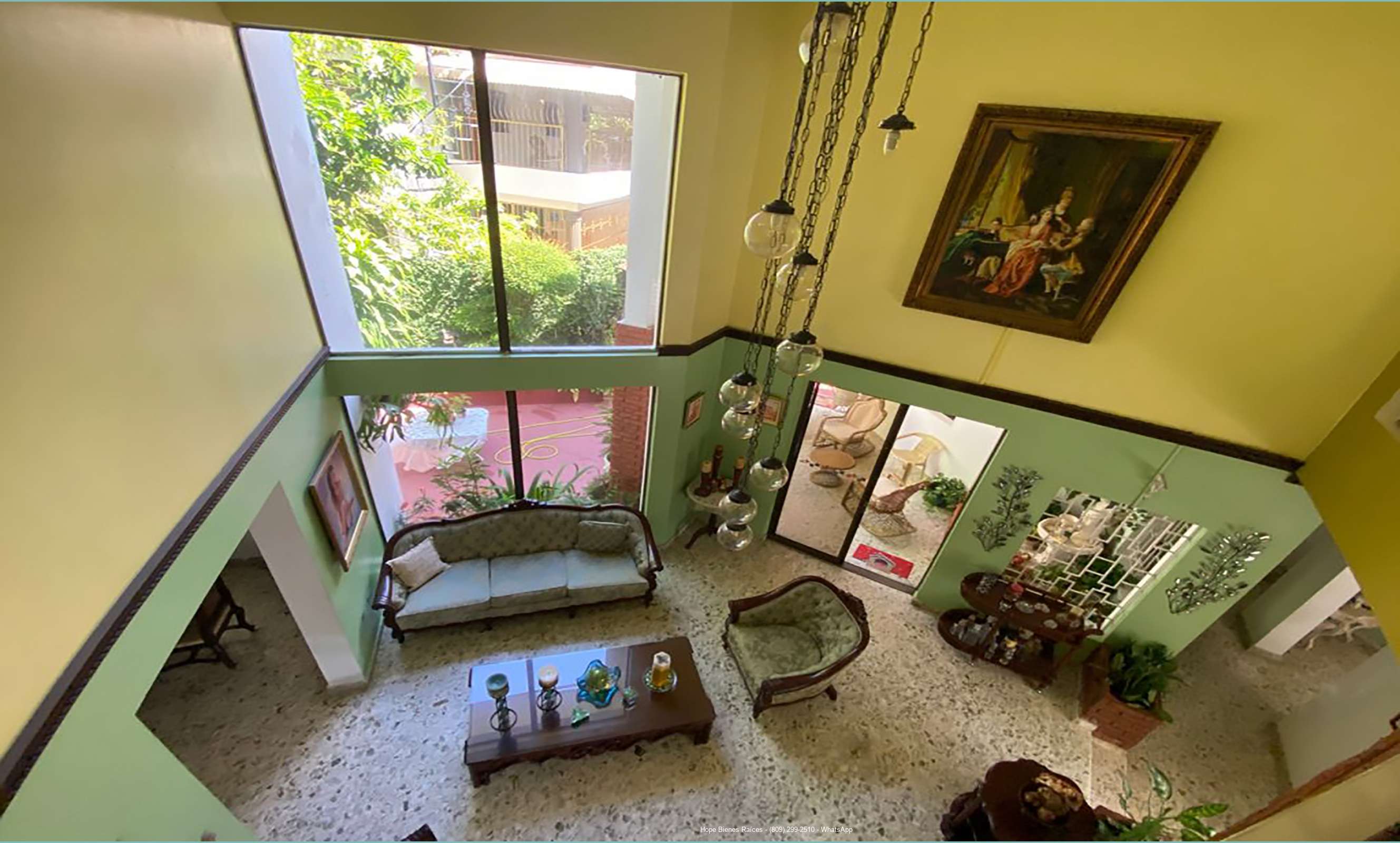 Sala desde arriba