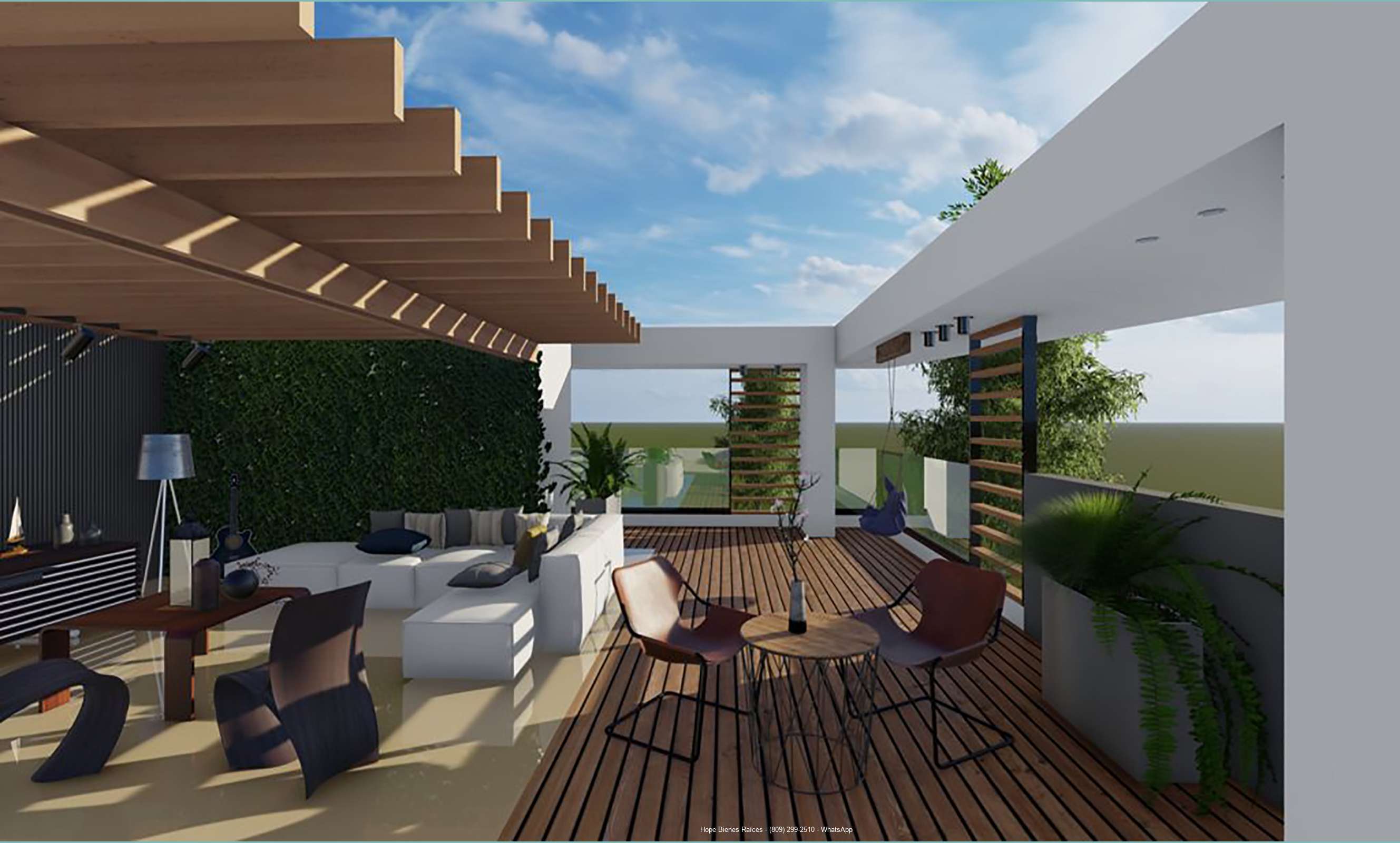 Terraza cubierta