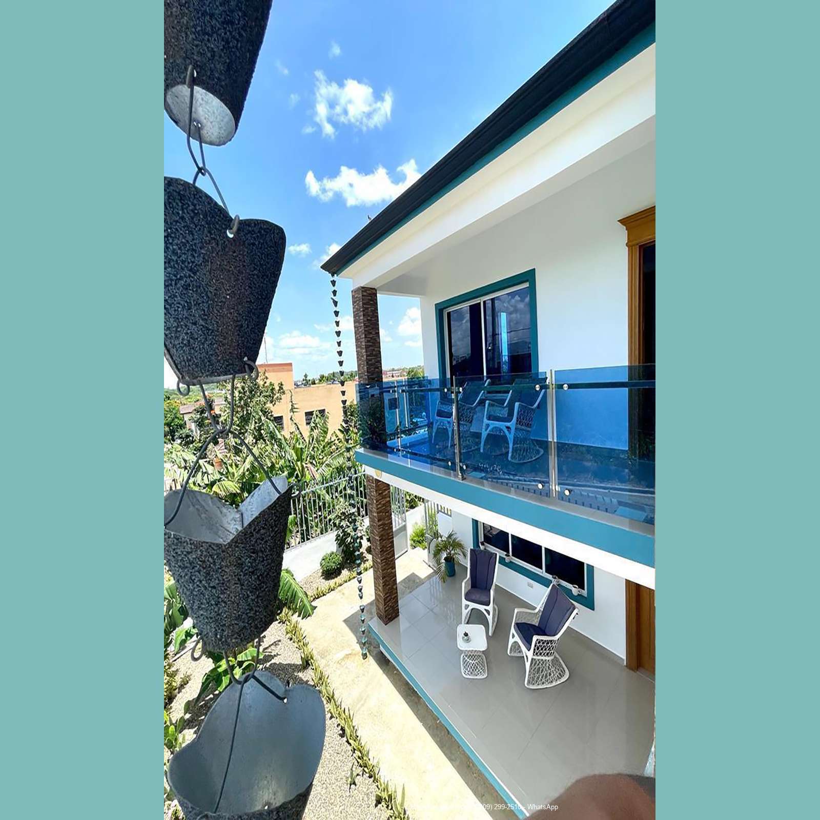 Terraza y balcón