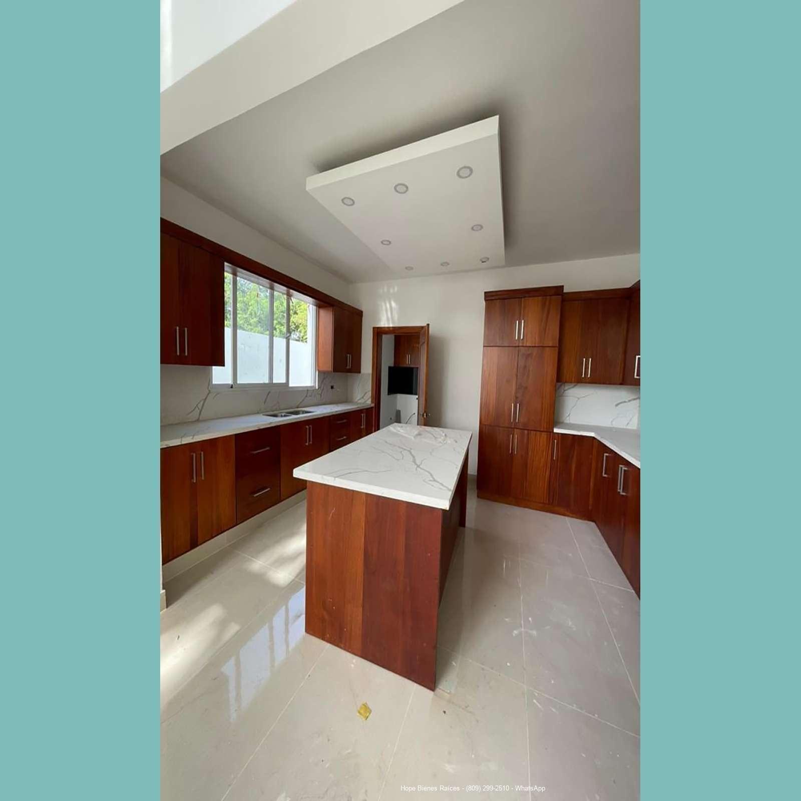 Cocina con islote