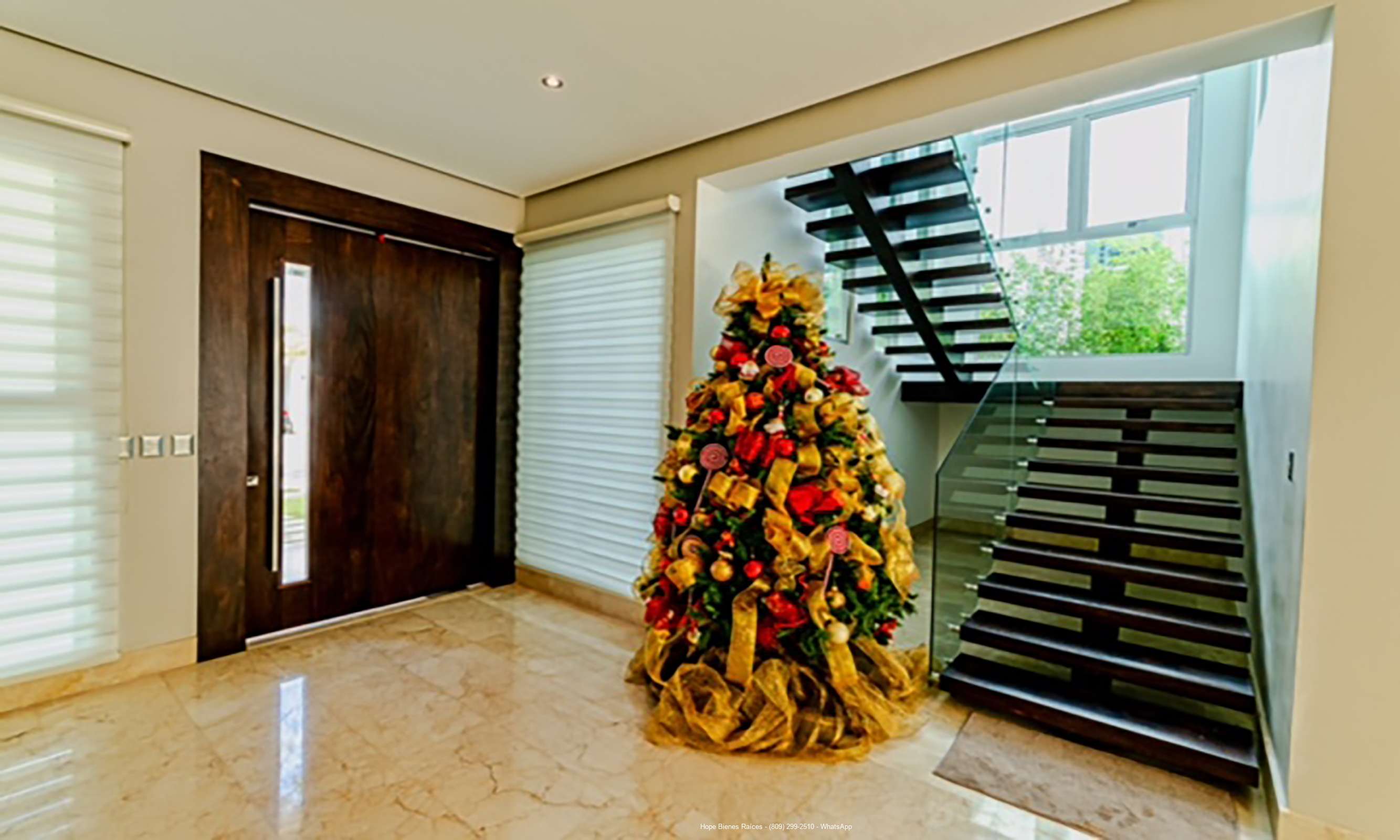 Entrada y escalera