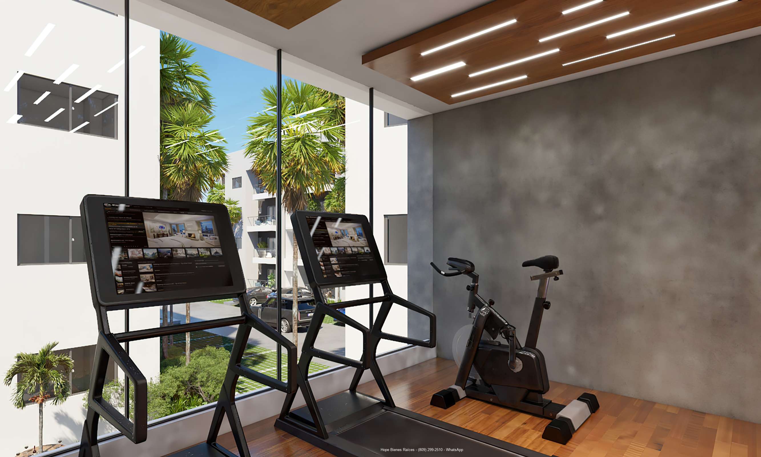 Gimnasio equipado