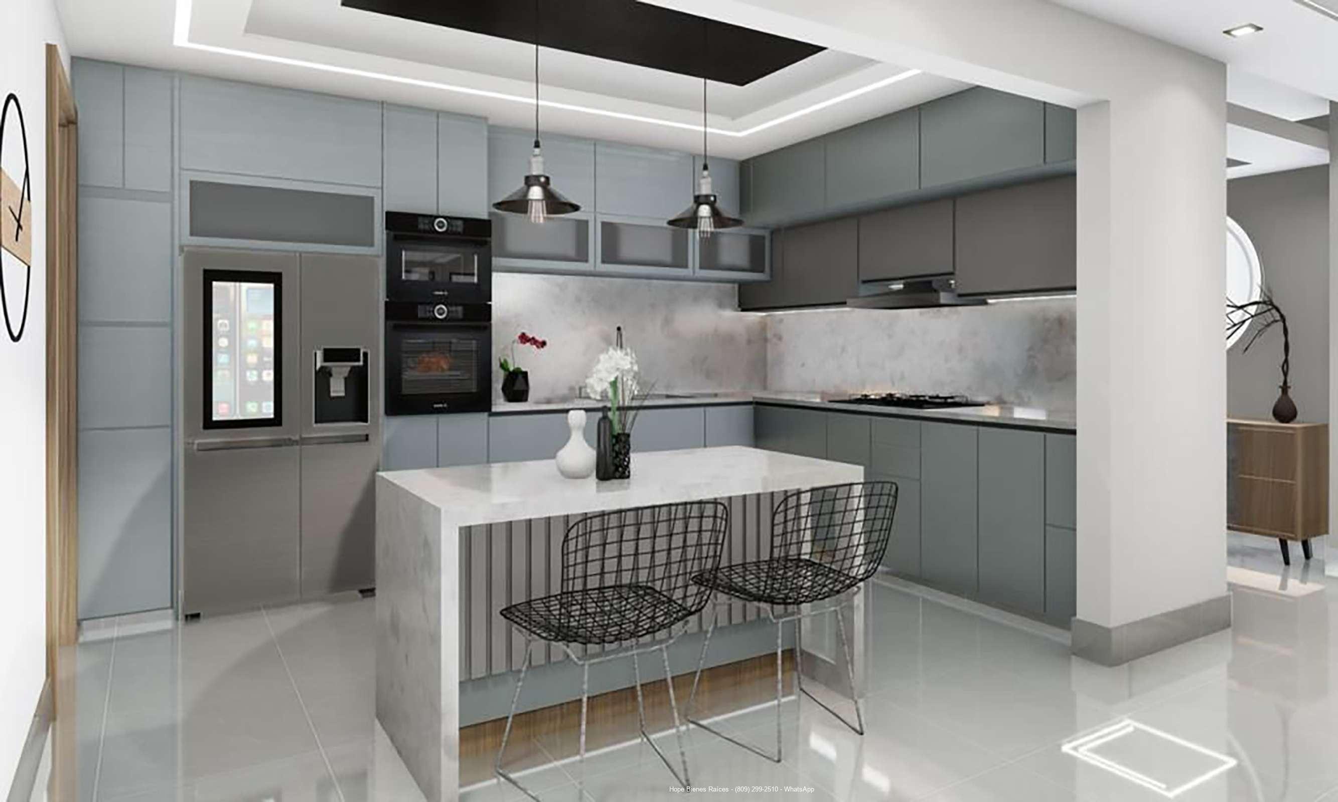 Cocina con isleta